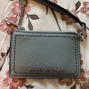 Marc Jacobs Gray Key & Card Holder